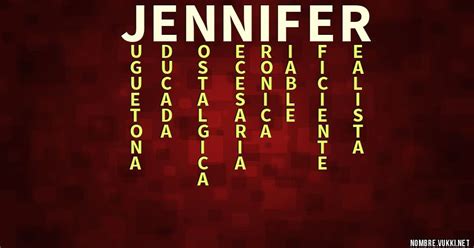 Qué Significa Jennifer