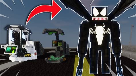 Minecraft How To Become Venom Superheros Unlimted Venom Suit Youtube
