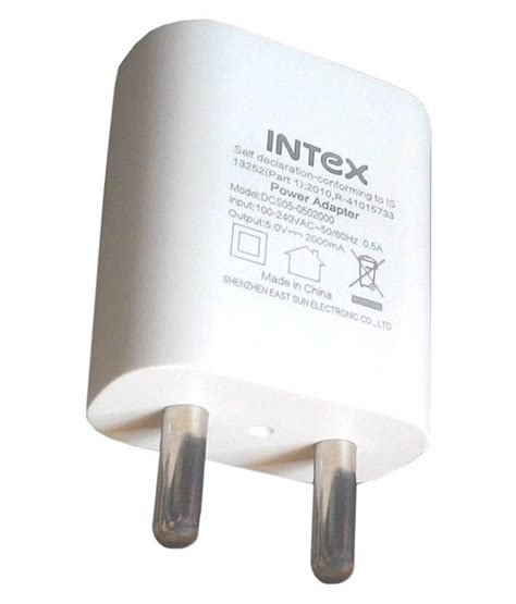 Intex Wall Charger White Chargers Online At Low Prices Snapdeal India