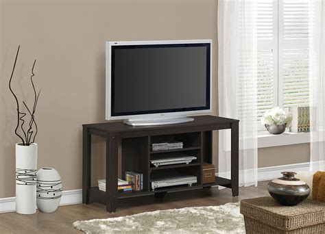 Monarch Specialties Tv Stand 48 Inch L Cappuccino The Home Depot