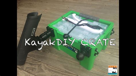 This is the first run of the milk crate center console and it preformed nicely. The Ultimate DIY Kayak Fishing Crate by KayakDIY - YouTube