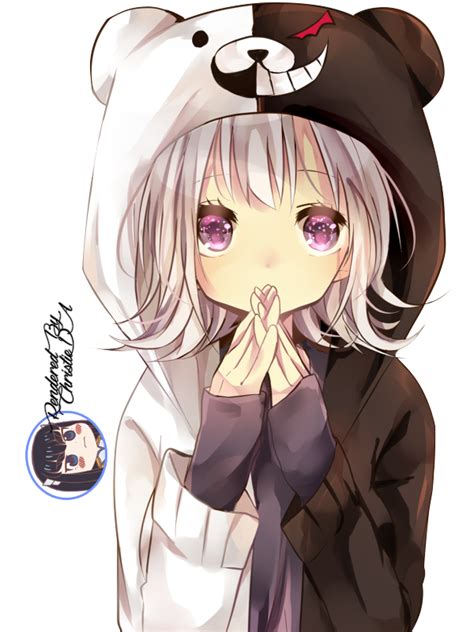 Hooded Anime Girl Render By Christieda On Deviantart
