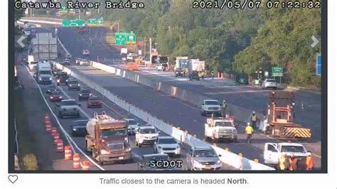 I77 Traffic Cam Video Shows Rock Hill To Charlotte Rush Hour