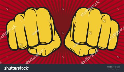 Two Fists Punching Stock Photo Shutterstock
