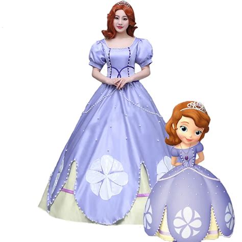 Newest Fancy Halloween Costumes For Adult Women Sofia The First