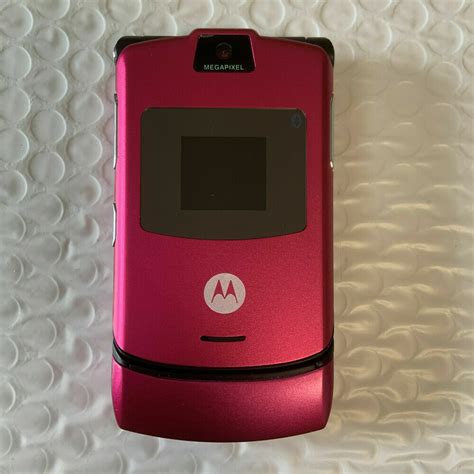 Motorolarazrv3 Pink28unlocked29cellularphone For Sale Online