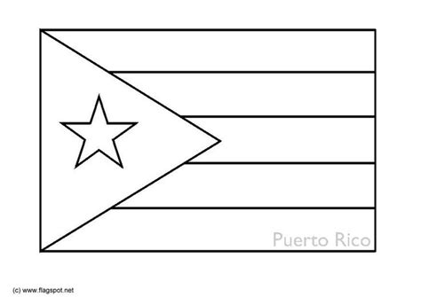 Coloring Page Flag Puerto Rico Img Images Flag Coloring Pages Puerto Rican Flag