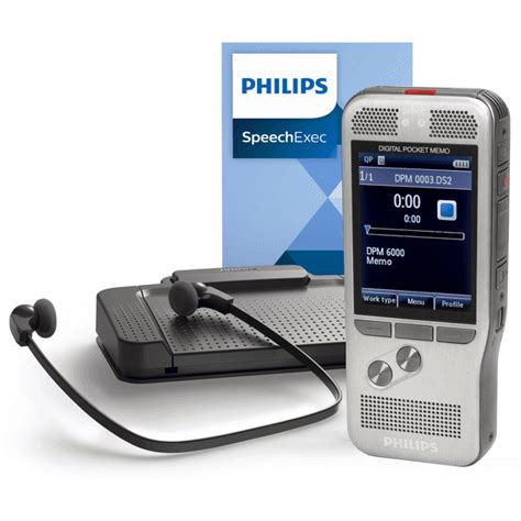 Philips Pocket Memo 6700 Digital Dictation And Transcription Set