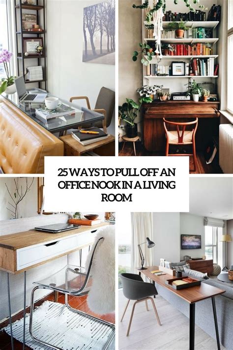 The 25 Ways To Pull Off An Office In A Living Room