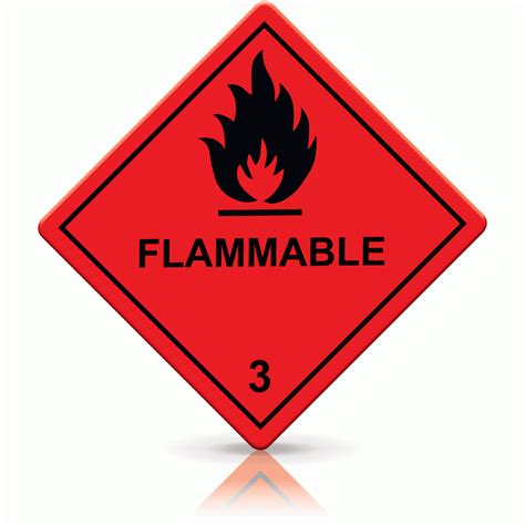 Buy Flammable Labels Hazard Warning Diamonds