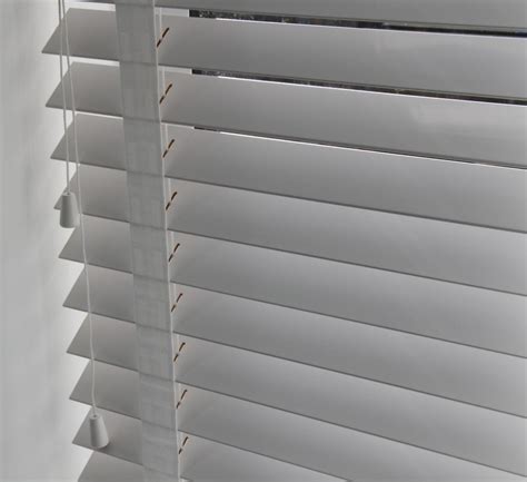 White Wood Venetian Blind With Matching White Tapes Manchester Blinds