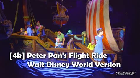 4k Peter Pans Ride Walt Disney World Version Magic Kingdom Youtube