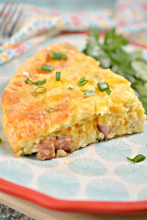 Crustless Ham And Cheese Quiche Recipe Sweet Pea S Kitchen