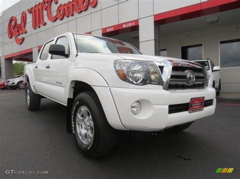 2010 Super White Toyota Tacoma V6 Sr5 Trd Double Cab 4x4 66736444