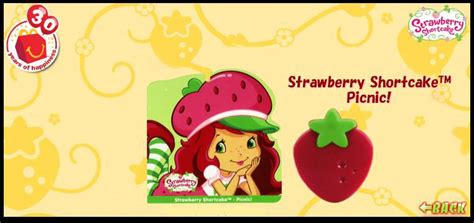 Mcdonalds Happy Meal Toys 2009 Strawberry Shortcake Kids Time