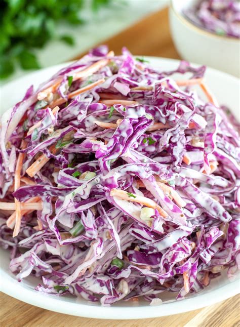Red Cabbage Slaw Red Cabbage Slaw Recipes Red Cabbage Recipes