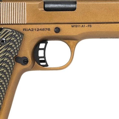Rock Island Armory M1911 A1 Fs Tactical 45 Auto Acp 5in Burnt Bronze