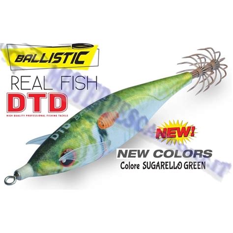 Dtd Ballistic Real Fish New Color Sugarello Green Sg