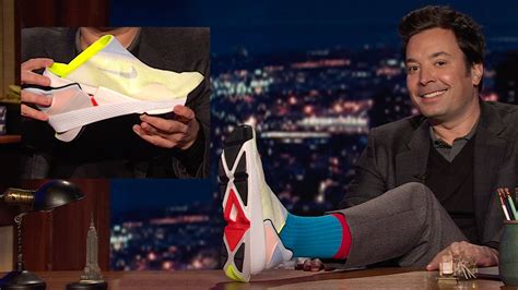 Watch The Tonight Show Starring Jimmy Fallon Highlight Jimmy Tries On The New Nike Go Flyease