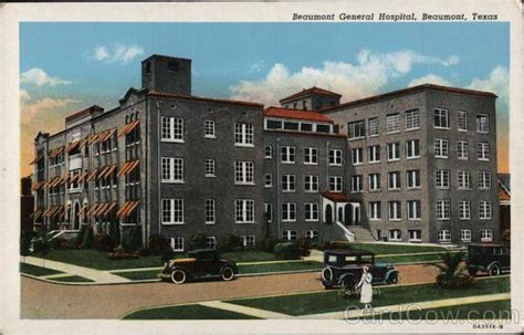 Beaumont General Hospital Texas Postcard