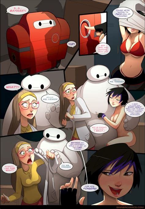 Baymax And His Fingers With Gogo Tomago And Honey Lemon From Big Hero