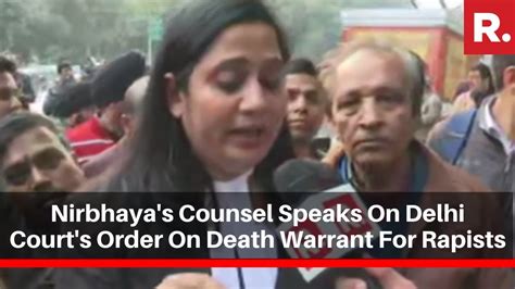 Nirbhayas Counsel Speaks To Republic Tv After Delhi Courts Order On Death Warrant For Rapists