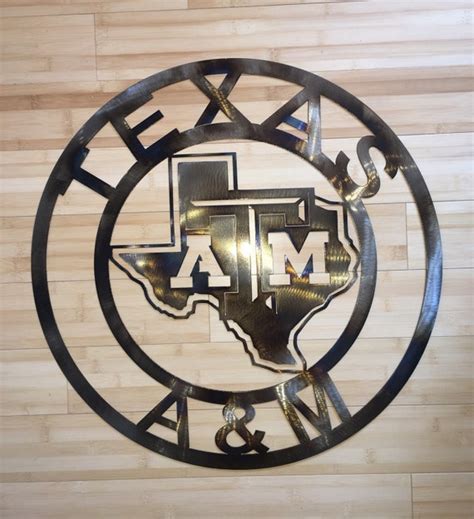 Texas A And M Wall Art Torched Metal Wall Art By Metalartdesignz