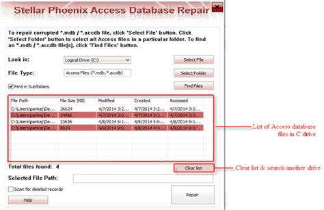 User Guide Ms Access Repair And Recovery Tool Repair Corrupt Accdb