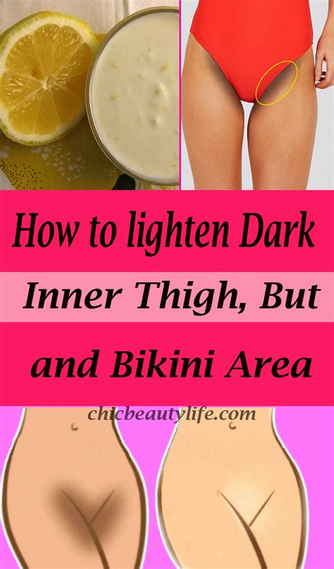 How To Lighten Dark Inner Thigh But And Bikini Area With Images