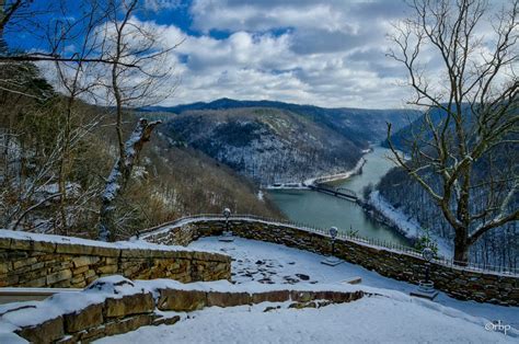 Hawks Nest In Winter West Virginia Explorer