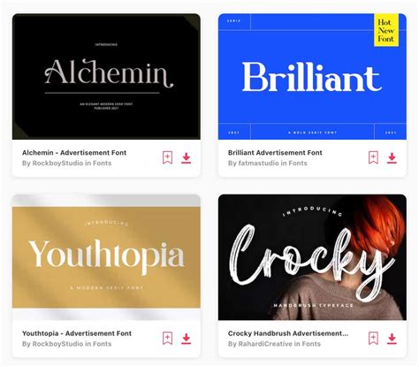 16 Best Fonts For Advertising Free Download