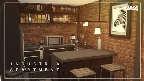 Industrial Apartment No Cc Sims 4 Stop Motion Build Youtube