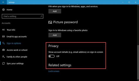 How To Hide Your Email Address From The Windows 10 Login Screen