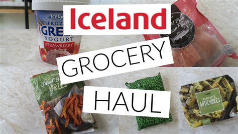 Iceland Grocery Haul Power Of Frozen Youtube