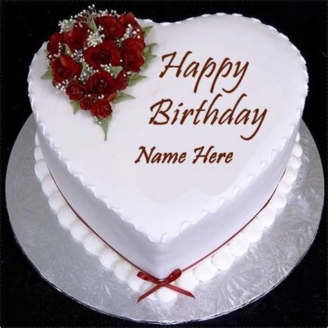 Happy Birthday Rose Cake Images With Name Cakezd