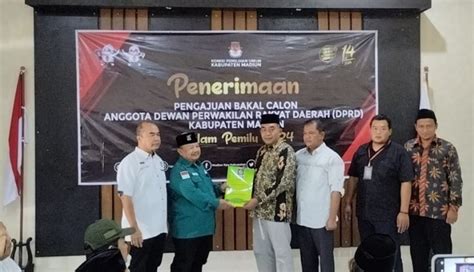 Usung Tema Pemilu Riang Gembira PKB Kabupaten Madiun Daftarkan 45