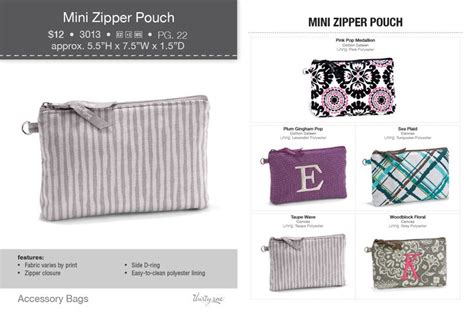 Mini Zipper Pouch Thirty One Book Your Fall Party With Me