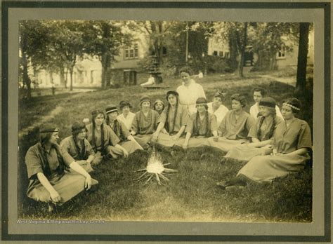 Group Portrait Of Campfire Girls Glenville Normal School Glenville W