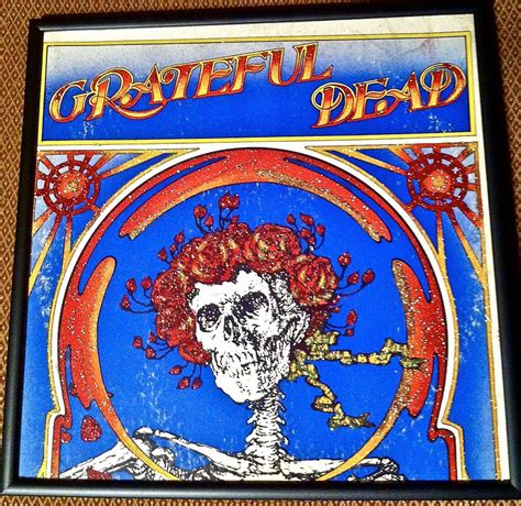 Glittered Grateful Dead Record Album Etsy