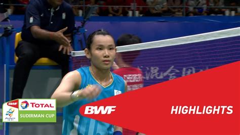 Smarturl.it/bwfsubscribe the total bwf sudirman cup 2019 takes centrestage in nanning TOTAL BWF SUDIRMAN CUP 2019 | WS | CHINESE TAIPEI VS HONG ...