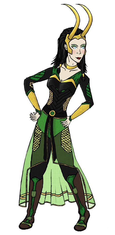 Lady Loki By Zuzukh On Deviantart