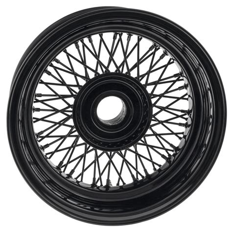 Wire Wheel Black 15 X 5 72 Spoke Mws Wire Wheels By Size Motor