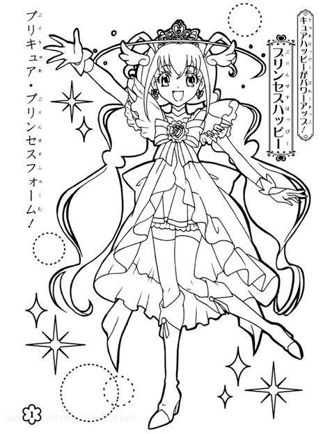 Smile Precure Coloring Page Coloring Books At Retro Reprints Worlds
