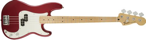 Fender Standard Precision Bass Mn Candy Apple Red