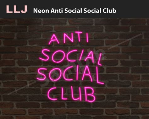 Second Life Marketplace Llj Neon Anti Social Social Club