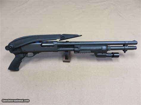 Remington 870 12 Ga Shotgun W Mag Extension Ati Folding Stock And