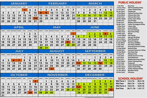 Selangor holiday, selangor holiday 2018, selangor holiday 2019, long weekends malaysia 2018: Kalendar 2018 malaysia - Download 2019 Calendar Printable ...