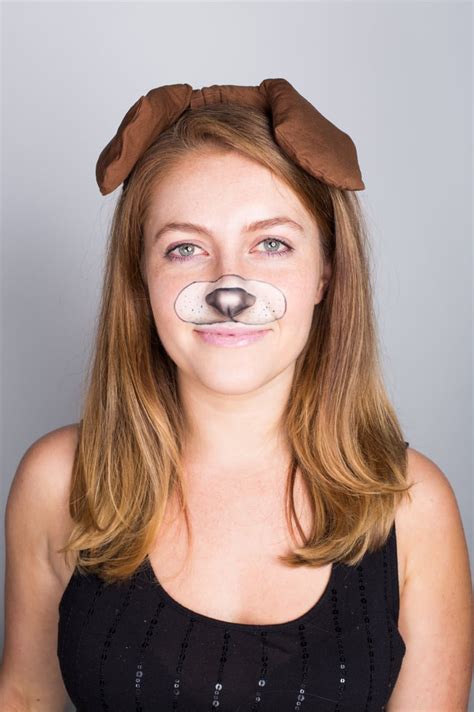Doggy Snapchat Filter Easy Halloween Costume Ideas With Eyeliner