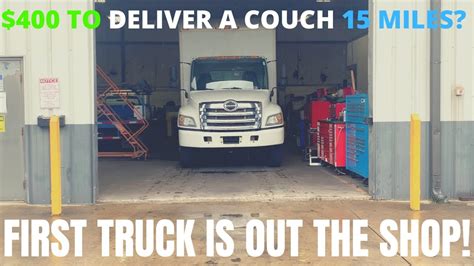 Box Truck Owner Operator | $400 to deliver a couch? - YouTube