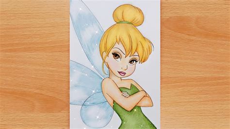 Tinkerbell Step By Step How To Draw Tinkerbell Easily Youtube